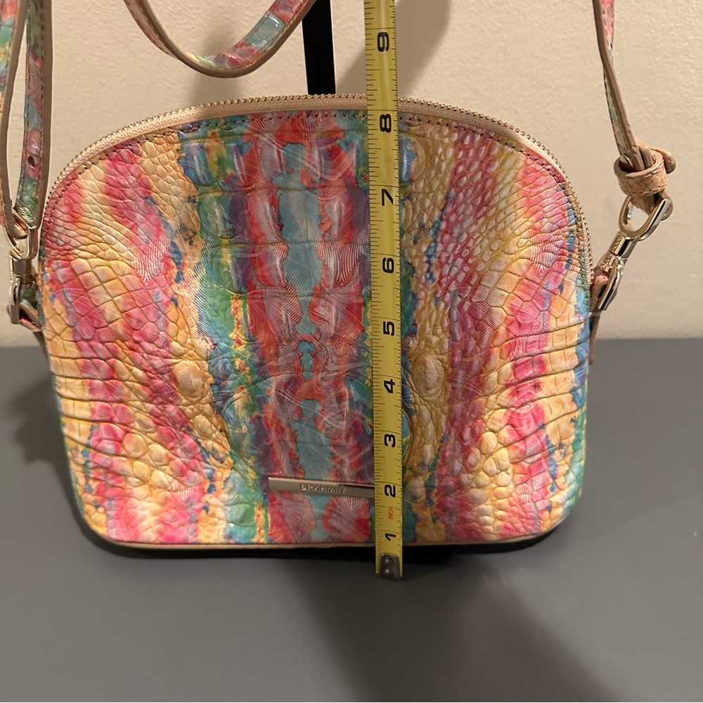 Brahmin Small Georgina Saltwater Taffy Melbourne Satchel NWOT - Picture 9 of 11